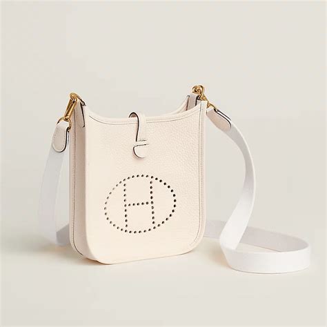 hermes evelyne bag white|Hermes evelyne bag for sale.